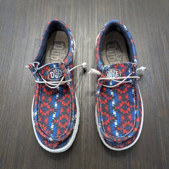 Hey Dude | Wally Sox Capitol Shoe | Unisex | Southwestern/Aztec Print - Picture 2 of 8